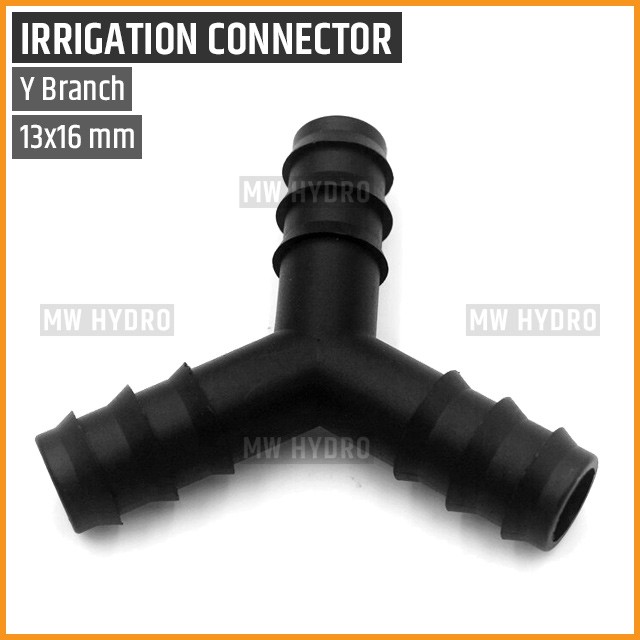 Connector Y Branch / Konektor Cabang Tiga Y, 13 mm x 16 mm