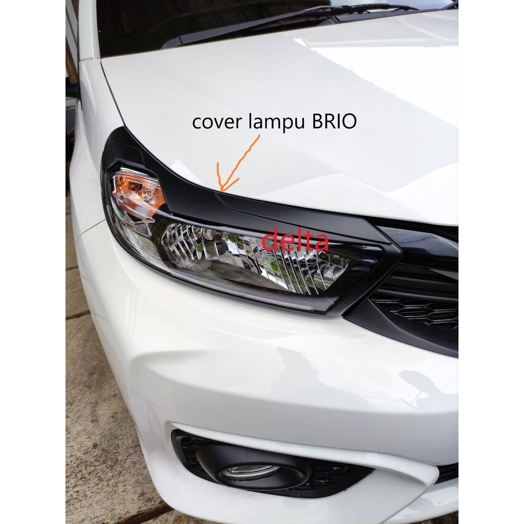 Garnish /Cover Lampu HITAM Honda All New Brio SATYA RS  URBANITE Depan dan Belakang