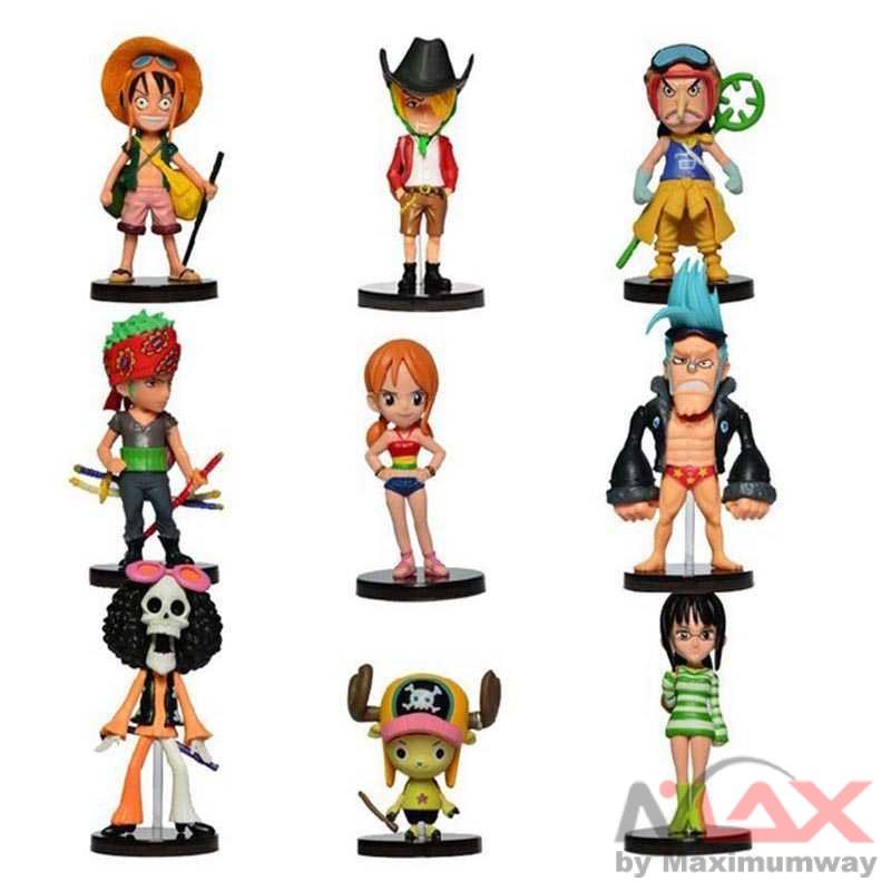 Action Figure One Piece 9 PCS