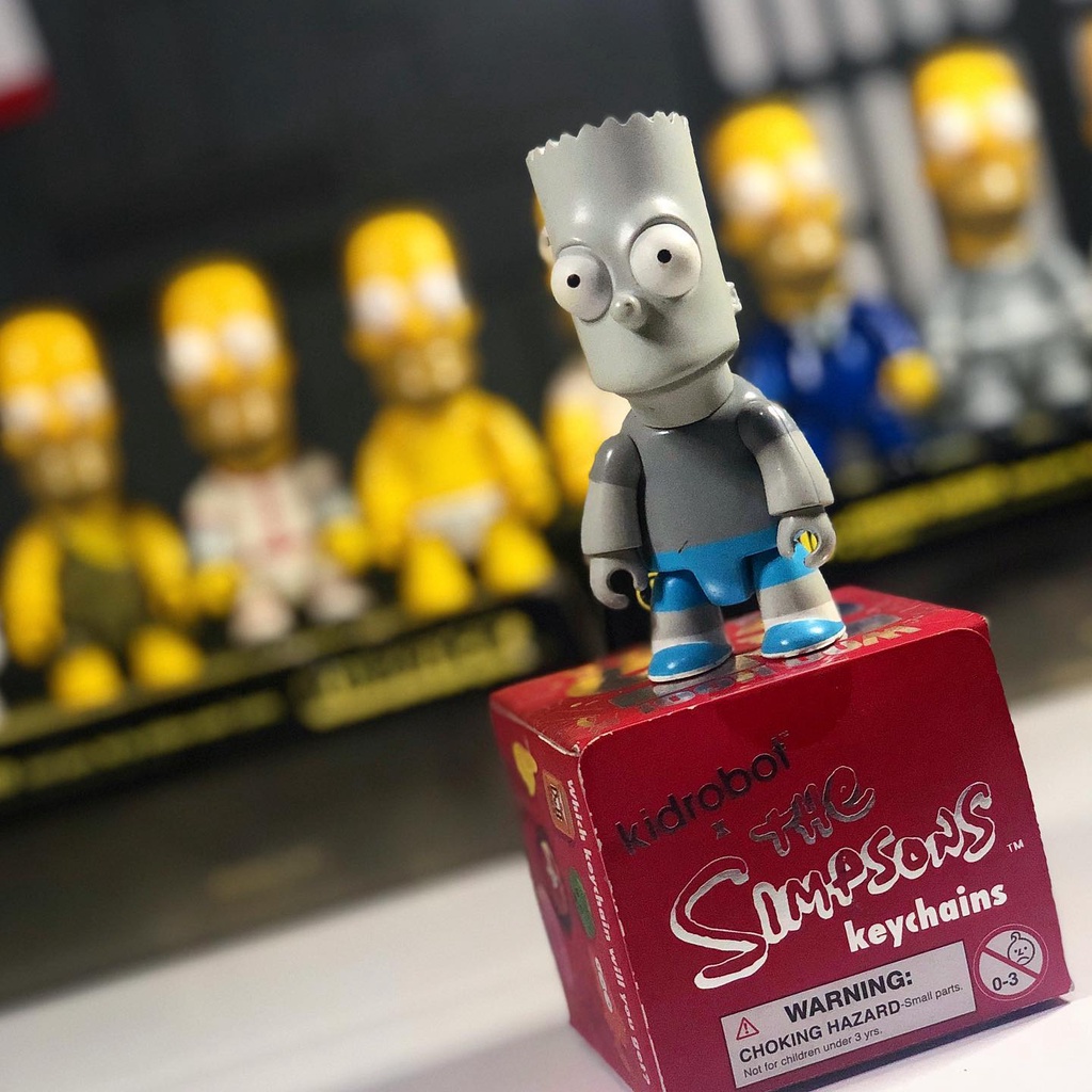 THE SIMPSONS QEE FIGURE Bart Simpsons Monochrome Figure