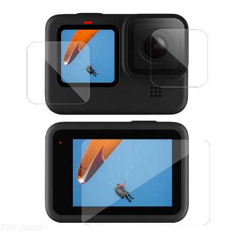 (BISA COD) FTIHSHPTelesin Lens &amp; LCD Screen Protector for GoPro Hero 9 - GP-FLM-902