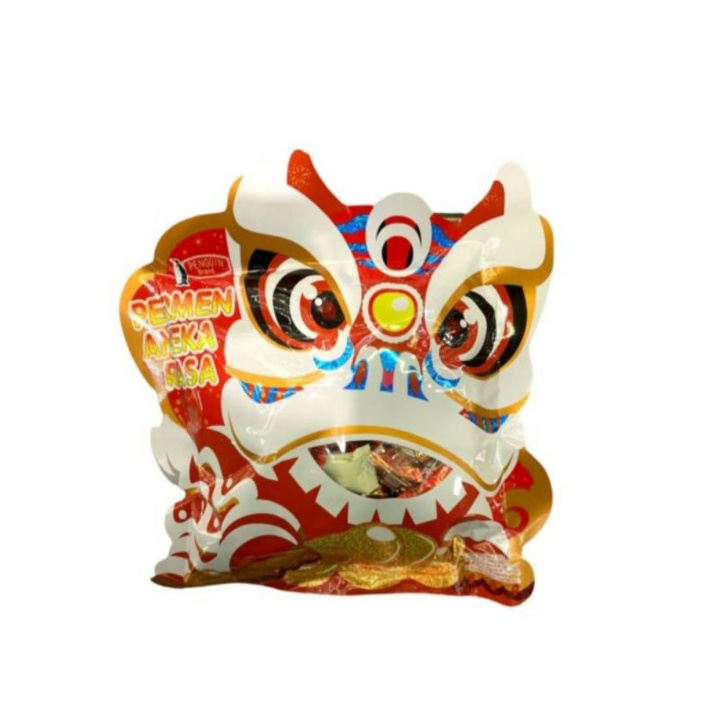 

permen aneka rasa bentuk barongsai special imlek | 500 grm