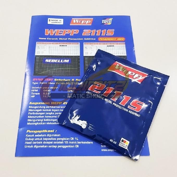 Aditif Oli WEPP 2111S Nano Ceramic Metal Protection Motor Matic
