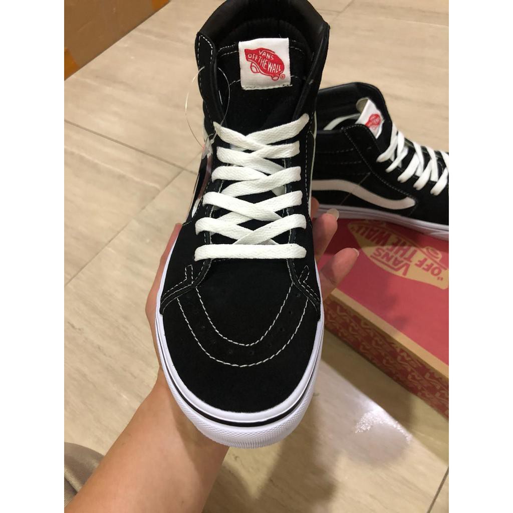 VANS SK8 HI BLACK WHITE