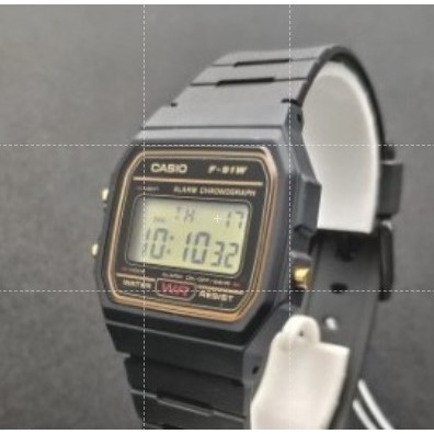 [COD] JAM TANGAN PRIA CASIO DIGITAL F-91W F-91WGA ORIGINAL GARANSI KOTAK KADO KEREN TERBARU
