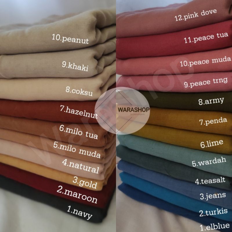 KERUDUNG PARIS POLOS SEGIEMPAT MURAH RED ROSE | VARISHA