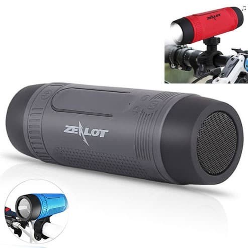 Zealot Bluetooth Speaker With Flashlight 4000mAh Power Bank - S1