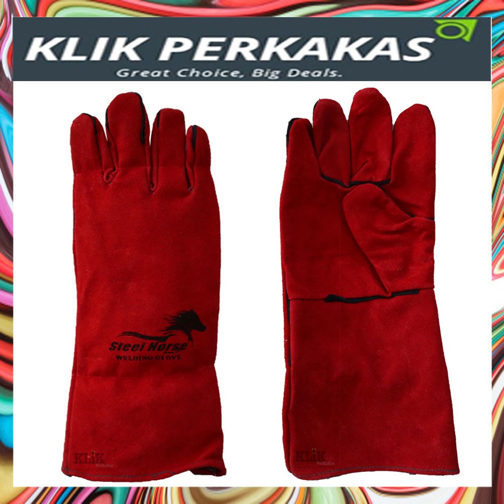 Sarung tangan las kulit welding glove STEEL HORSE