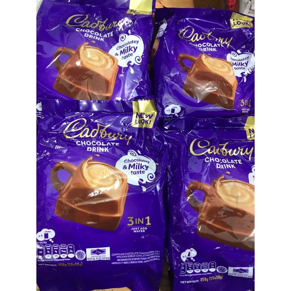 

Cadburry 3in1 hot chocolate drink
