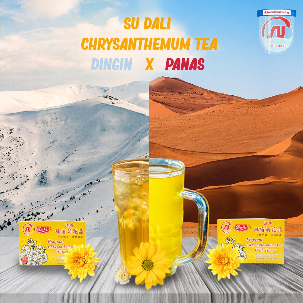 Dali Instant Chrysanthemum Crystals / Honey / Lemon  SU Brand 200gr