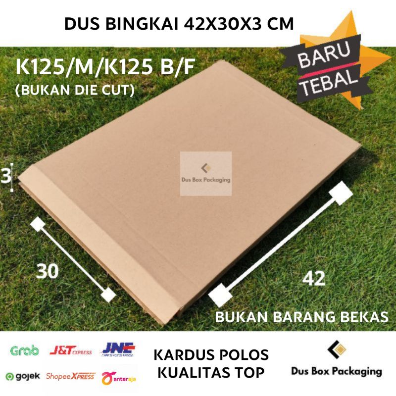 

Kardus box karton bingkai 42x30x3 cm kotak packing