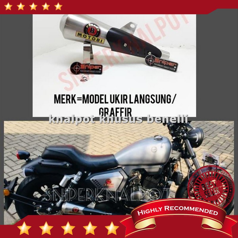 Promo Knalpot benelli motobi 200 evo japs Murah