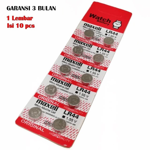 Trend-Baterai AG13 LR44 / LR1154 Maxell Batu Batre Jam Serbaguna 1 PCS