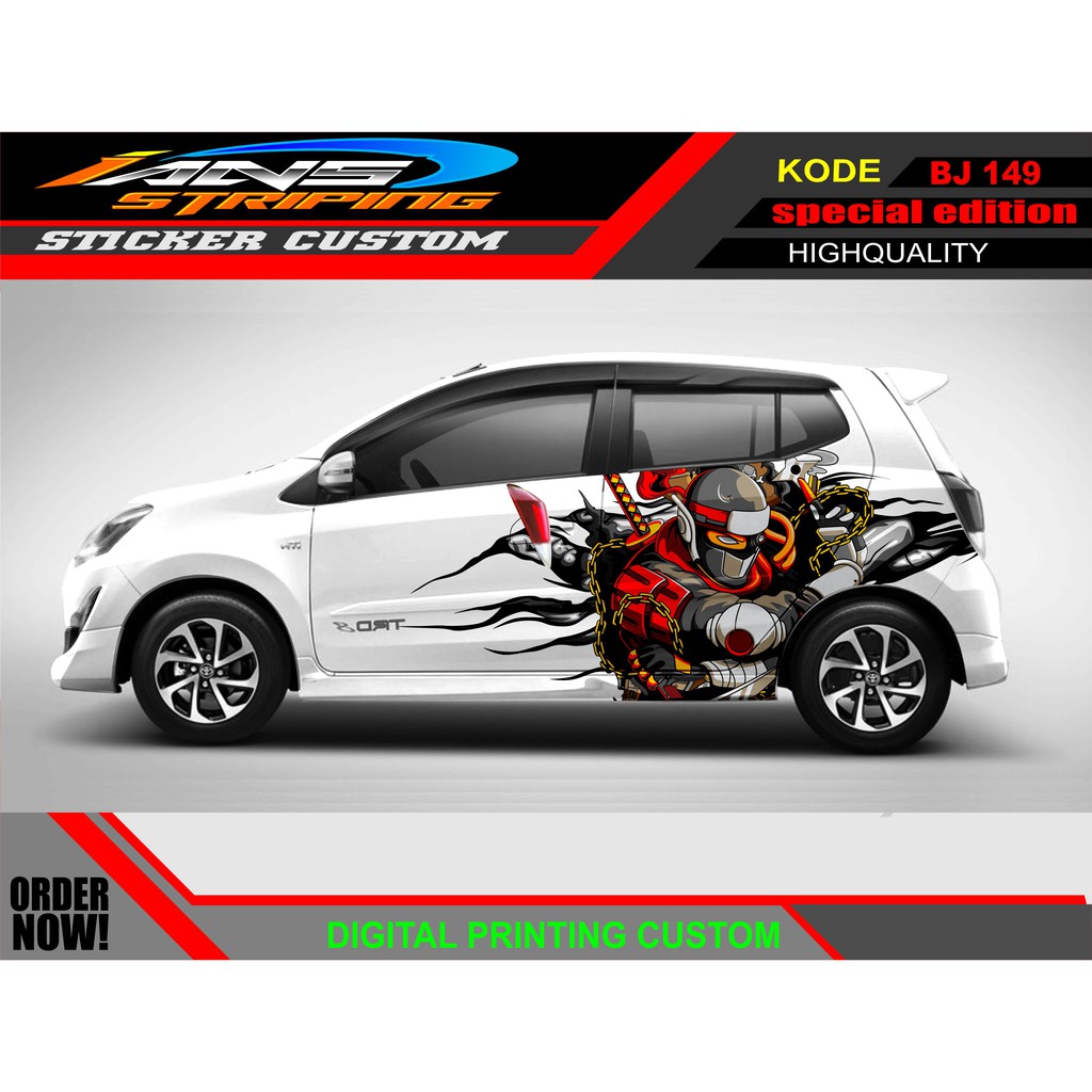 STICKER VARIASI MOBIL AGYA AYLA TERBARU