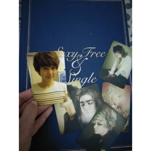 Super Junior Album Sexy Free & Single with Kyuhyun Photocard