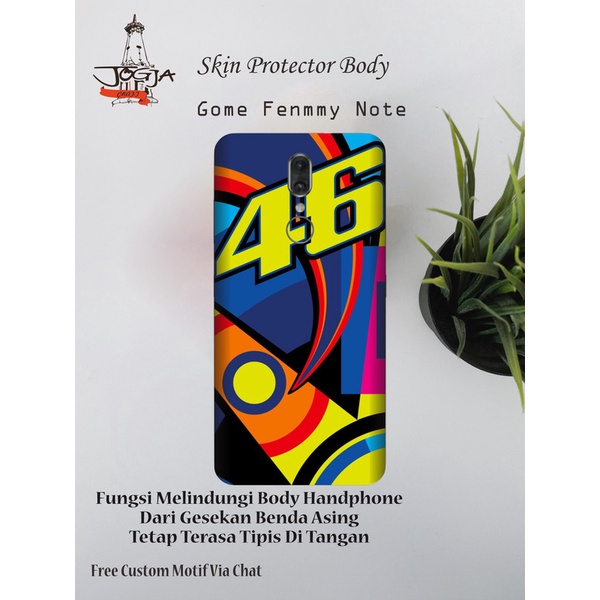Dapat 2pcs Garskin HP Gome Fenmmy Note Motif 46 - Free custom Motif