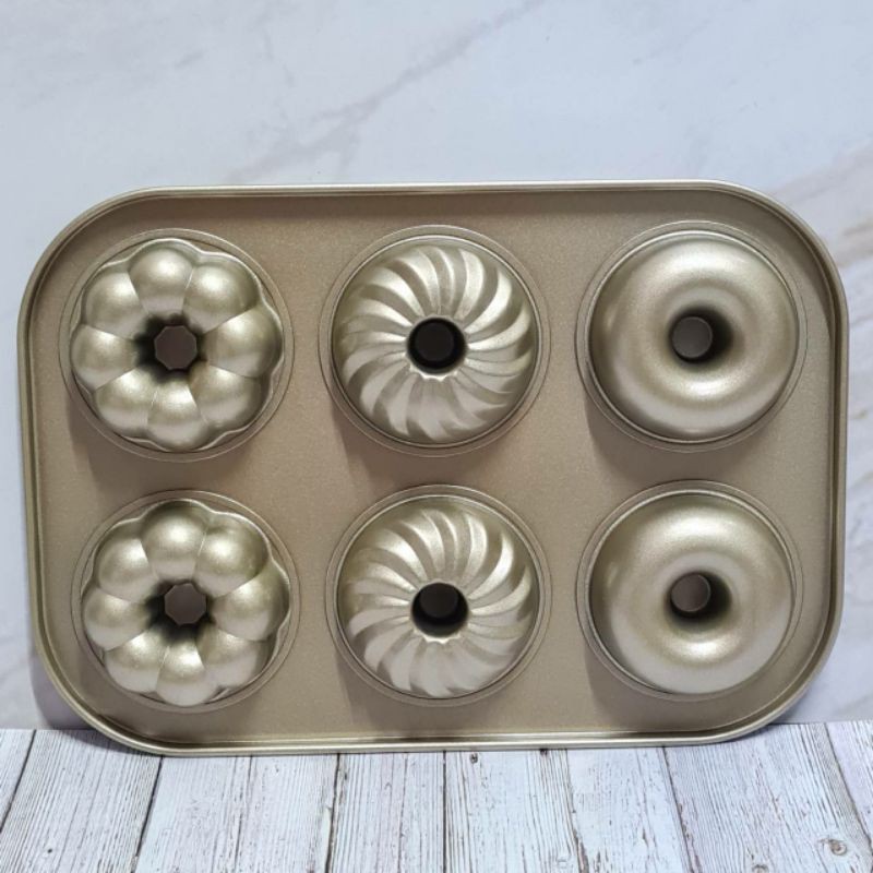 donut mould 6s bake pan / cake baking pan / loyang donat