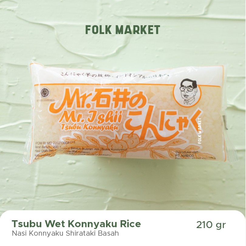 

Mr. Ishii Shirataki Rice 200 gr | Nasi Basah Shirataki Orange Oren Ketogenic