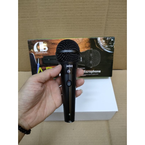 MICROPHONE - MIC KABEL AUDIOBULL AB48 VOKAL DYNAMIC ORIGINAL