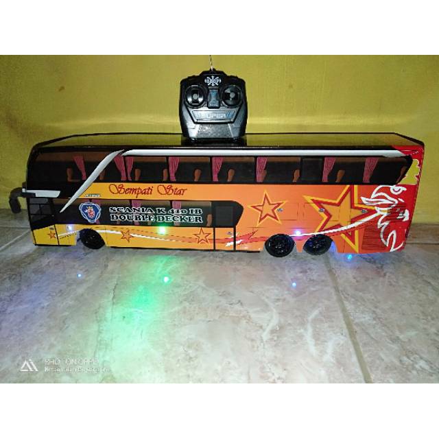Miniatur bus simpati star Remote control