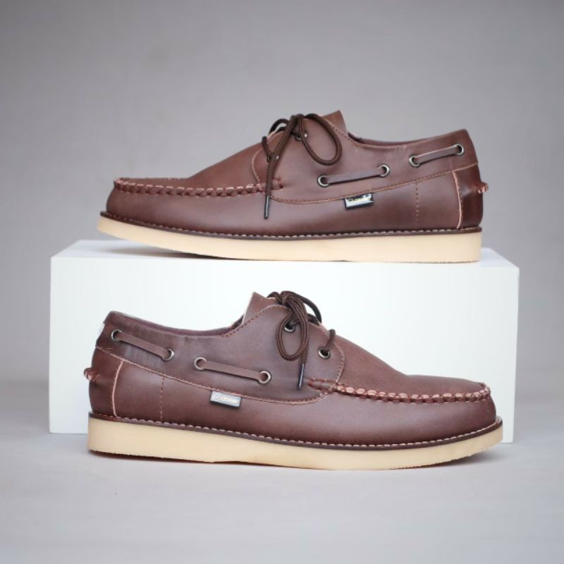 Sepatu Casual Pria Zapato Kulit Asli Kerja Santai Kuliah Leather Loafers