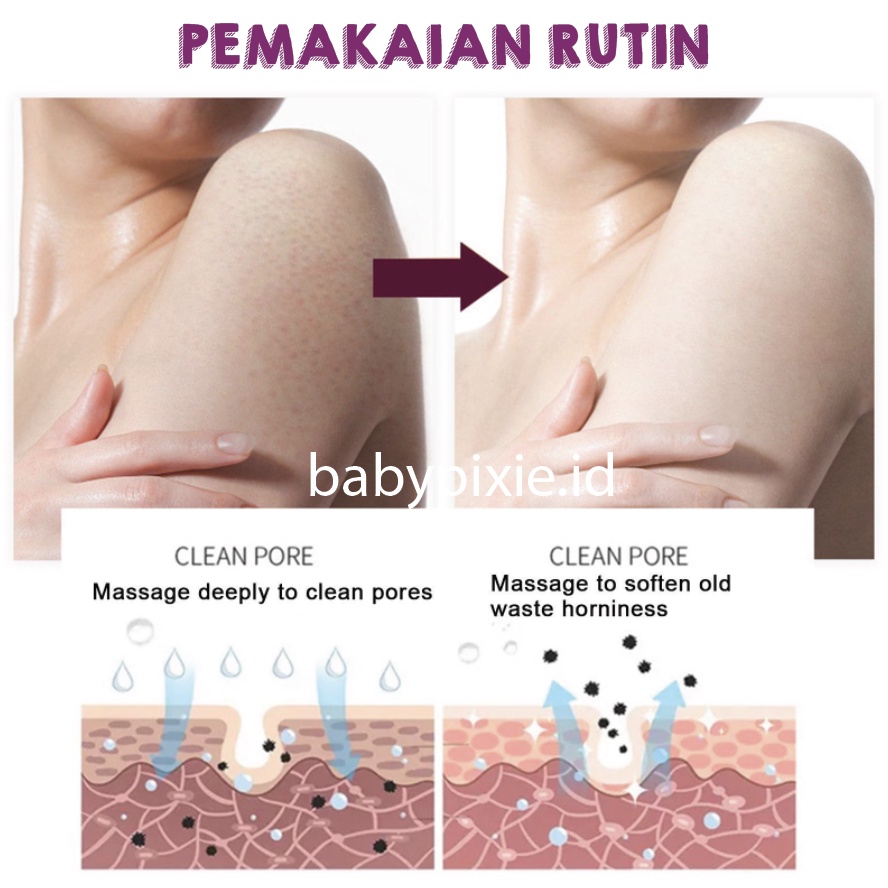 Blackberry Exfoliating Gel Body Scrub Eksfoliasi Kulit Mati 60ml XX072