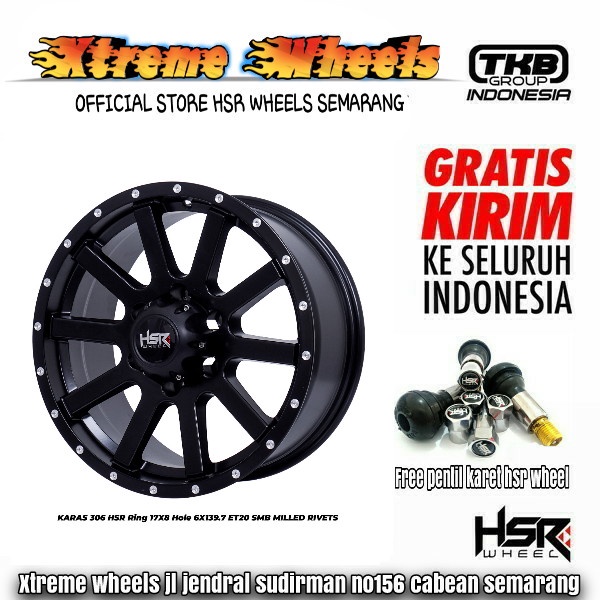 velg mobil ring 17 model offroad r17 pnp pajero fortuner ranger hilux