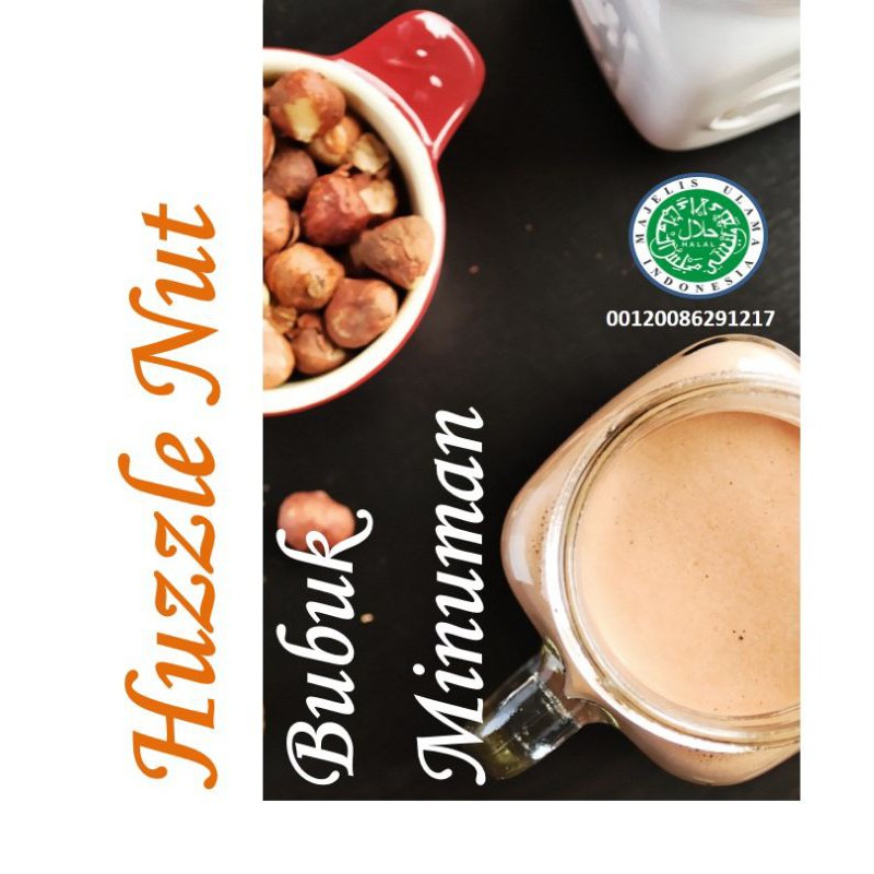 

Minuman Huzzle Nut 1kg / Powder Huzzle Nut 1kg / Bubuk minuman Huzzla Nut 1kg