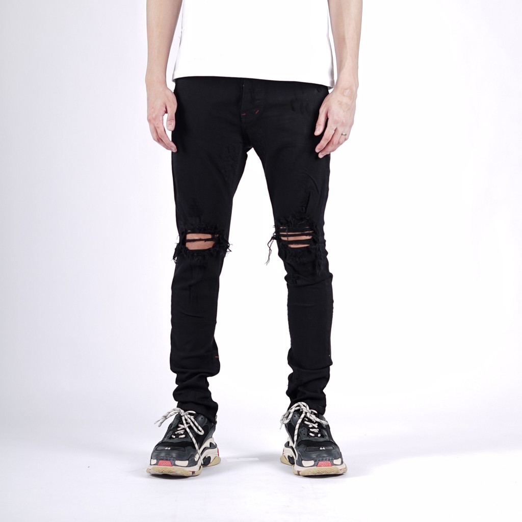 M1 Black  celana  jeans  Shopee Indonesia