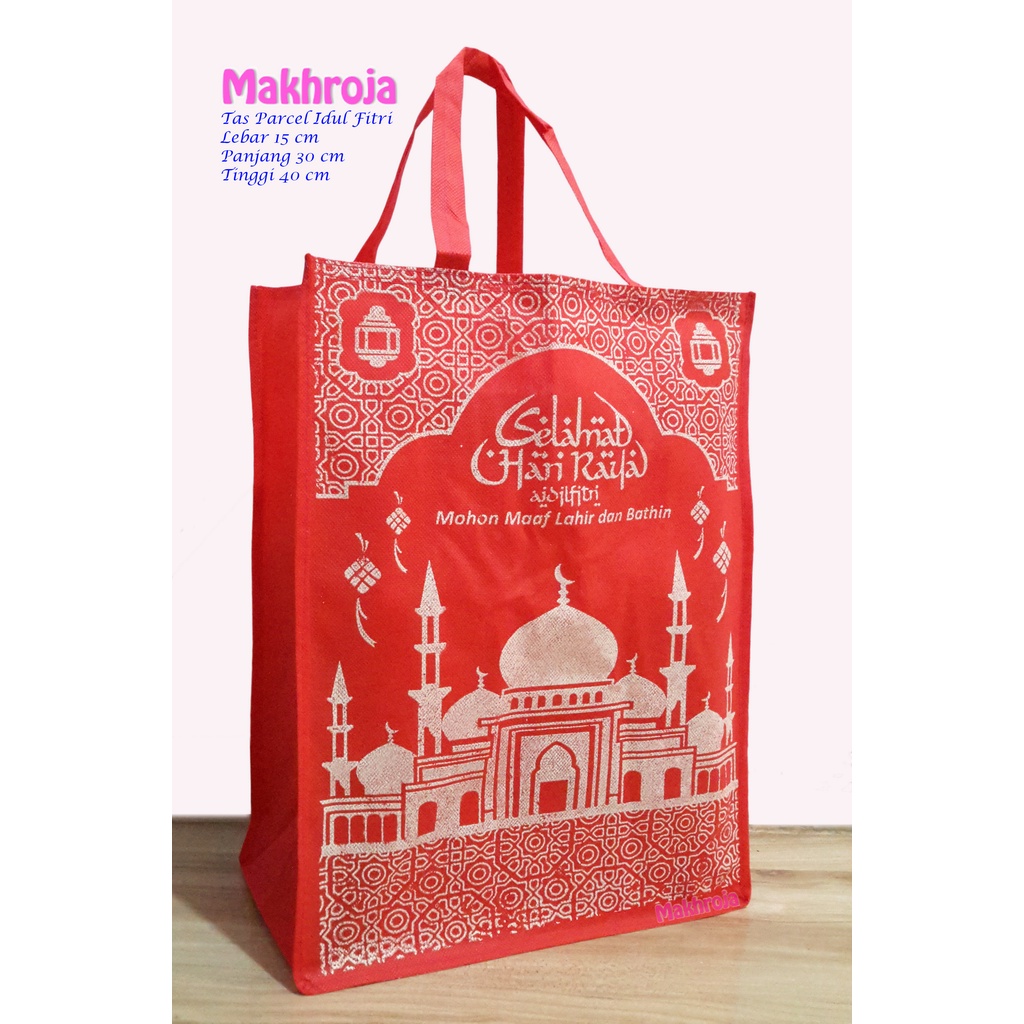 

Tas Pita Kotak Parcel Lebaran Idul Fitri Merah