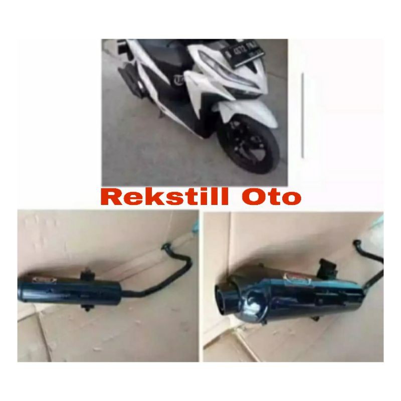 Knalpot Bobokan Standar Honda Vario 125 150 Led