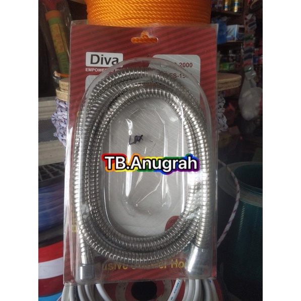 Selang Fleksibel Pipa Jet Bidet Shower Head Mandi Fleksibel Universal Stainless Steel | Selang Diva