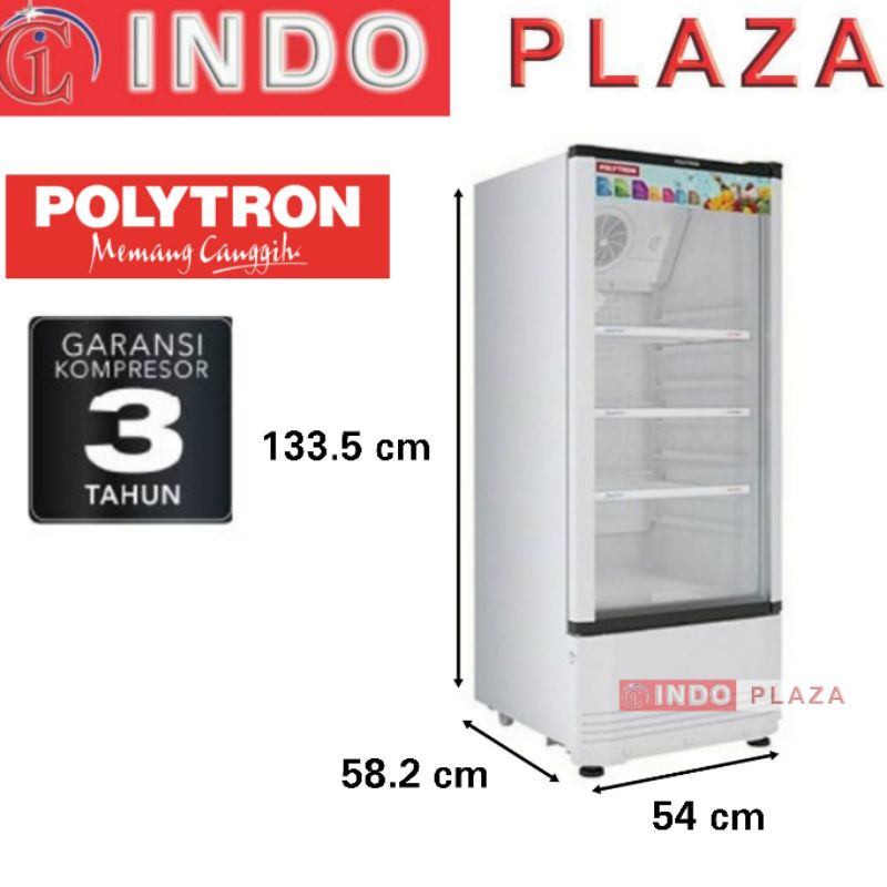 POLYTRON Showcase 3 Rak 140 Liter SCN-140X