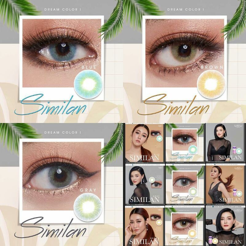 softlens similan natural tanpa ring by dreamcolor lensa kontak soflen