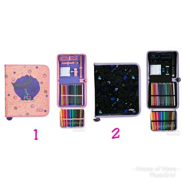 

Smiggle Zip It Fashion Kit - Tempat Pensil Smiggle