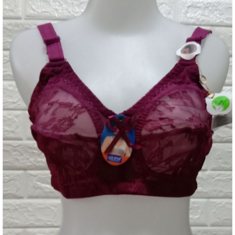termurah..BRA CUP JUMBO GUINI 408 ORIGINAL/BH CUP JUMBO MOTIF BROKAT TAMPA BUSA & KAWAT