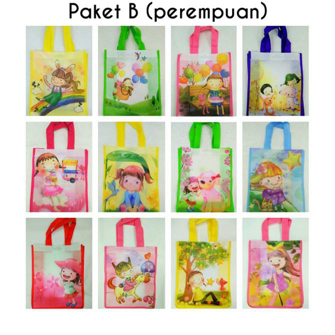 

Tas Ulang Tahun Anak, Tas Hadiah, Tas Souvenir
