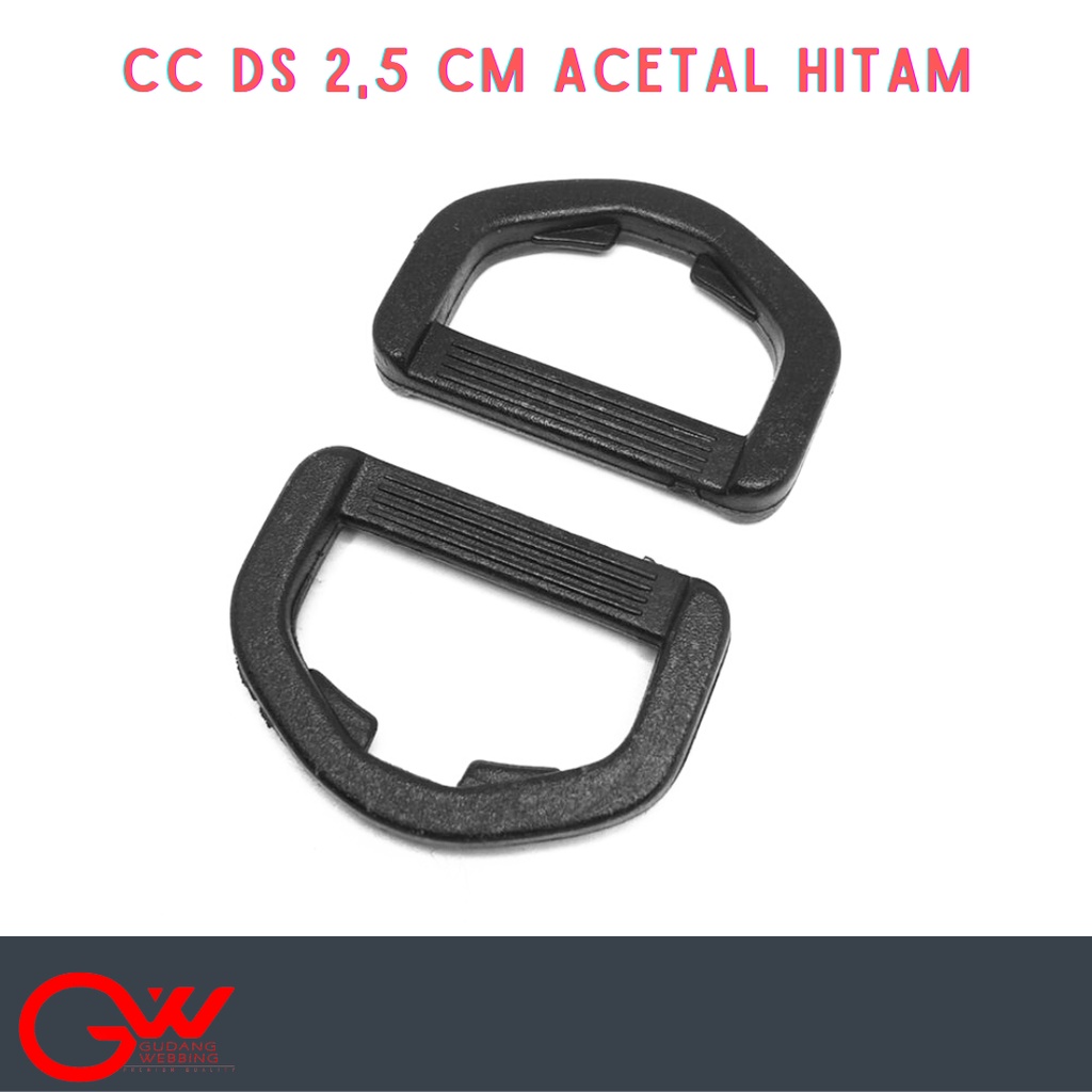 Ring D buckle 2.5cm - DS 25mm Acetal