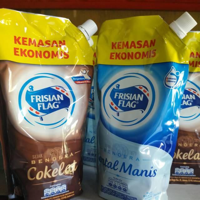 

susu frian flag/susu kemasan/susu sachet/susu sekali seduh