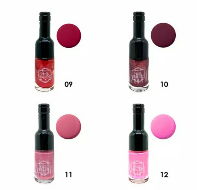 Nail shade wine bottle mukka