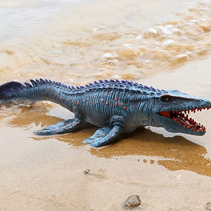 Mainan Lukis Tangan Mosasaurus Model Simulasi Laut Plastik Figure Animal