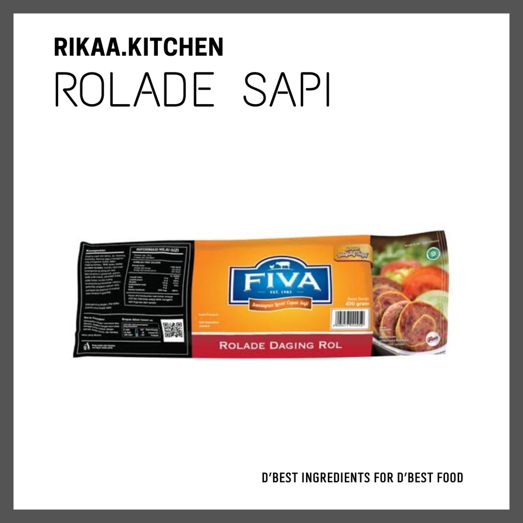 

RIKAA.KITCHEN - ROLADE FIVA DAGING SAPI