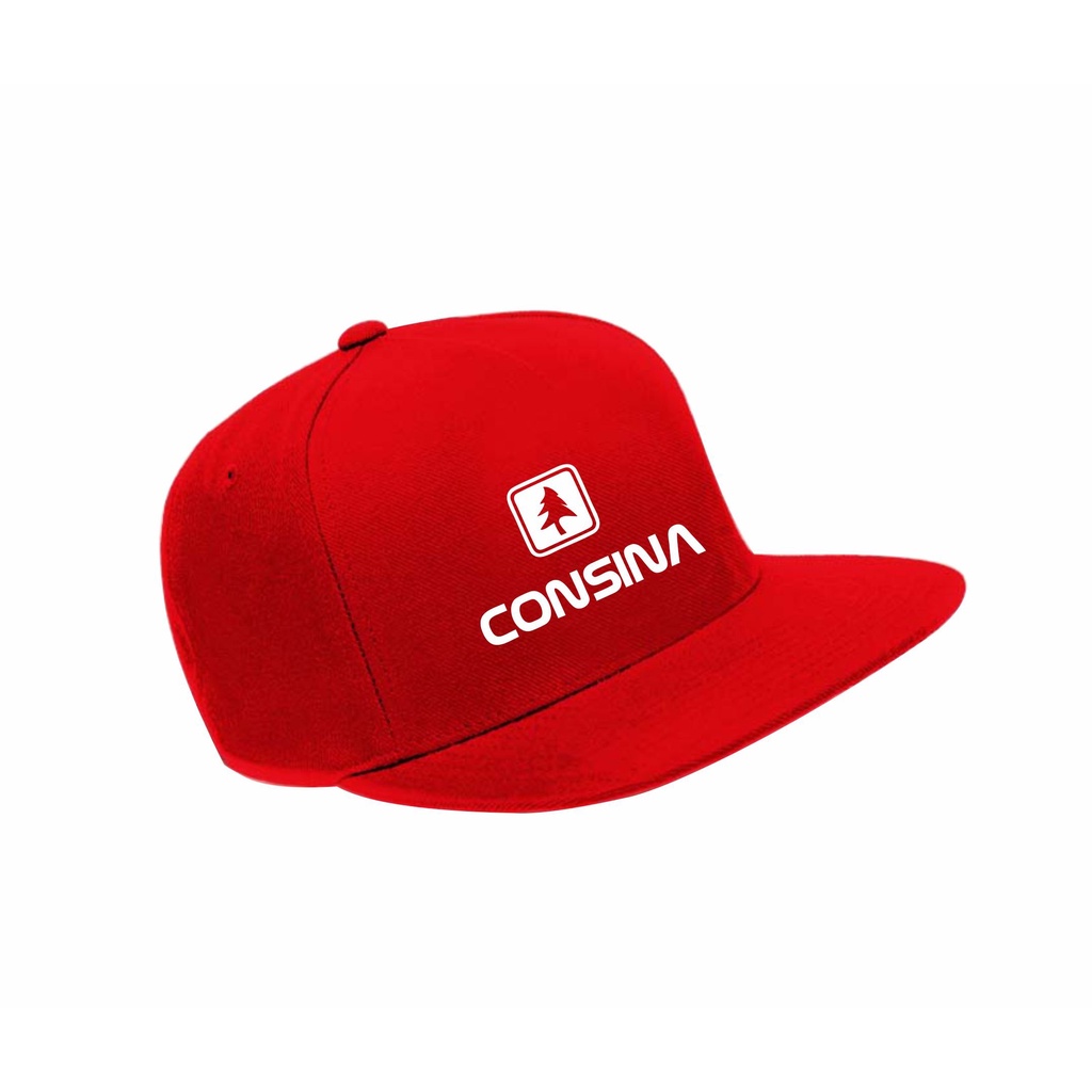 Topi Snapback Pria Consina White Premium