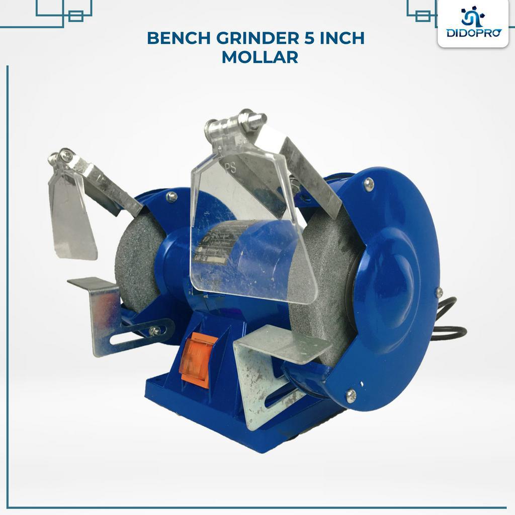 Mesin Gerinda Duduk 5&quot; MOLLAR Bench Grinder 125mm 5 inch