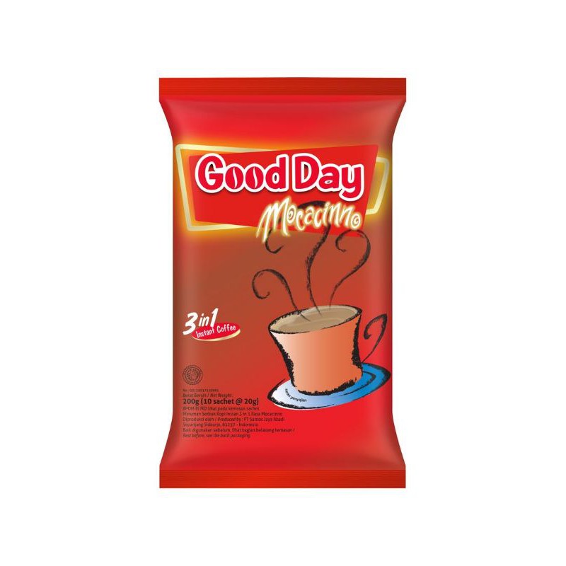 

Good Day Kopi Instant 3 In 1 Mocacinno 10X20g