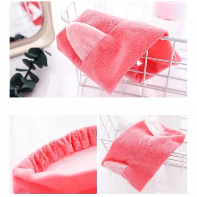 Bundara.id Ra-1292 Cantik Unik Lucu Headband bandana bando Telinga Import bahan lembut