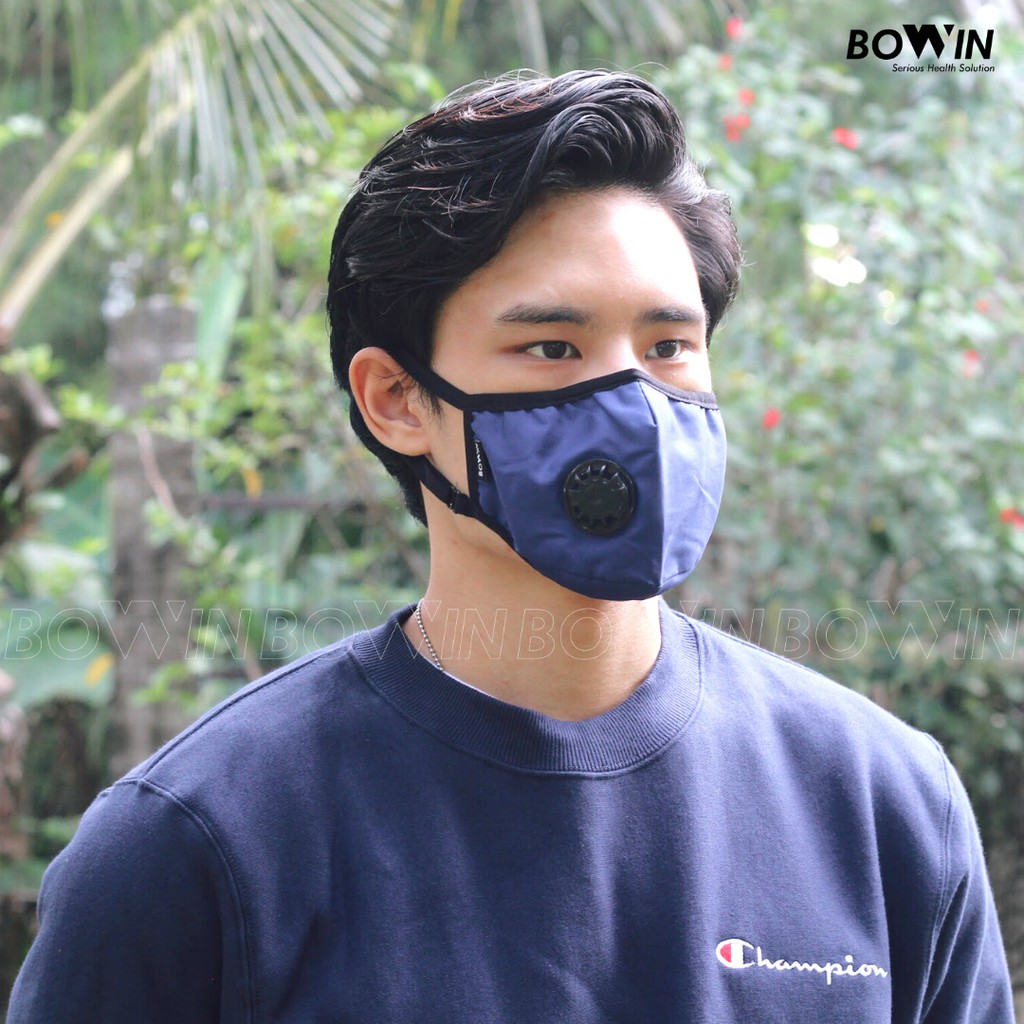 Bowin Masker N95 CV (Masker Kesehatan / Masker Polusi / Masker Motor / Masker Virus)