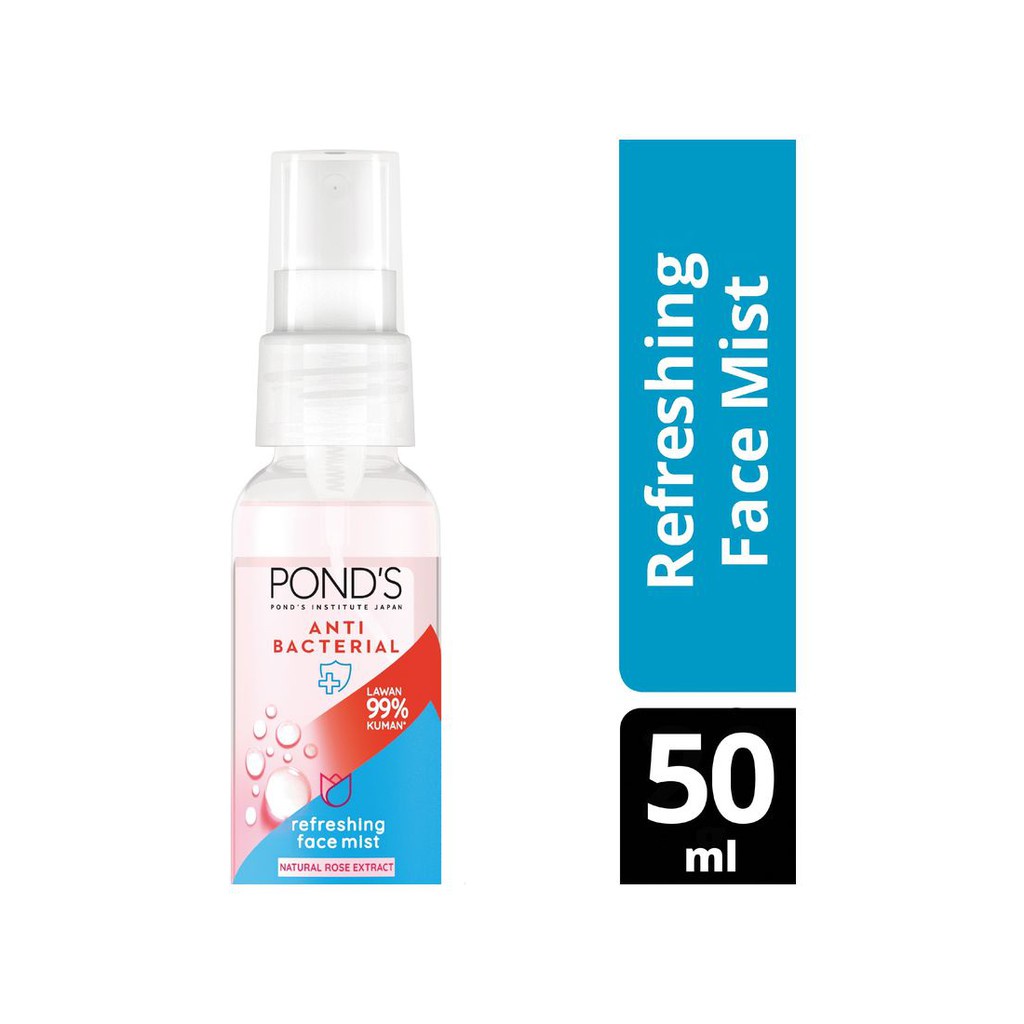 POND'S ANTI BACTERIAL REFRESHING FACE ROSE  EXTRACT 50ML