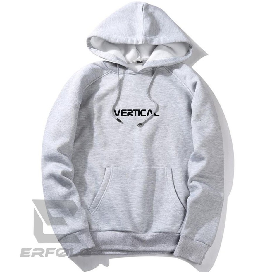 Erfolg Clothing Sweater Hoodie Pria Wanita Oversize Original Jaket Hodie Cowok Cewek Motif Sablon Couple Pasangan Suwiter Jumbo Jumper Bahan Tebal Premium Warna Abu Misty Switer Distro Ori Brand Lokal Bandung Murah