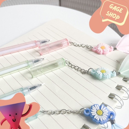

pulpen bolpen gel gantungan bunga daisy (4/8/12 pcs) lucu pen ATK alat tulis kebutuhan anak sekolah imut bisa COD termurah bisa COD import